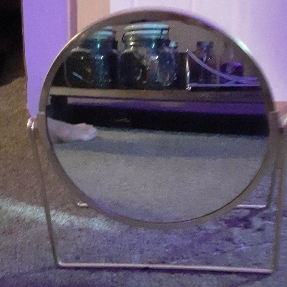 Magnified makeup mirror